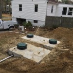 Septic Tank & Pump Chamber w/ Raised Access Points